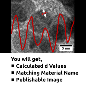 Fringes Calculations with Reference Material Matching